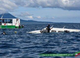 Aircraft makes new dive site off St. Kitts’ Potato Bay