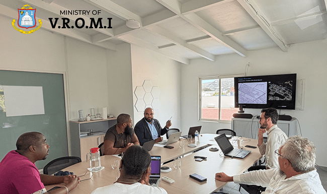 MINISTRY OF VROMI AND UNOPS MEET WITH REPRESENTATIVE OF THE DUTCH QUARTER COMMUNITY COUNCIL ON SANITATION PROJECT