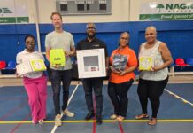 Rotary Club of St. Martin Sunset donates AED Defibrillator to National Institute of Sports