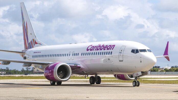 Caribbean Airlines plane x