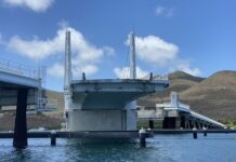Causeway Bridge Lighting System Repairs Underway. One-lane closure in effect during evening hours