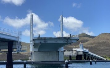 Causeway Bridge Lighting System Repairs Underway. One-lane closure in effect during evening hours