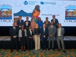 Ombudsman of Sint Maarten, Mrs. Gwendolien Mossel attends IOI board meeting in Curacao