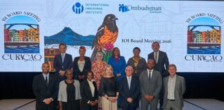 Ombudsman of Sint Maarten, Mrs. Gwendolien Mossel attends IOI board meeting in Curacao