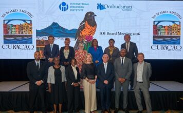 Ombudsman of Sint Maarten, Mrs. Gwendolien Mossel attends IOI board meeting in Curacao