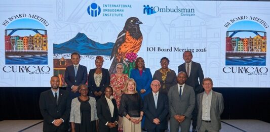 Ombudsman of Sint Maarten, Mrs. Gwendolien Mossel attends IOI board meeting in Curacao