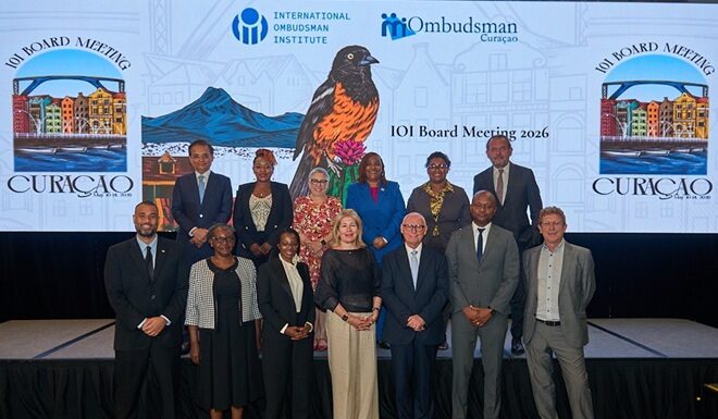 Ombudsman of Sint Maarten, Mrs. Gwendolien Mossel attends IOI board meeting in Curacao
