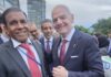 James Finies marks unforgettable FIFA World Cup 2026 celebration at the United Nations with FIFA President