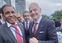 James Finies marks unforgettable FIFA World Cup 2026 celebration at the United Nations with FIFA President