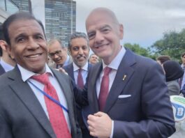 James Finies marks unforgettable FIFA World Cup 2026 celebration at the United Nations with FIFA President