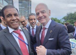 James Finies marks unforgettable FIFA World Cup 2026 celebration at the United Nations with FIFA President