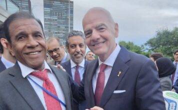 James Finies marks unforgettable FIFA World Cup 2026 celebration at the United Nations with FIFA President