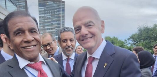 James Finies marks unforgettable FIFA World Cup 2026 celebration at the United Nations with FIFA President