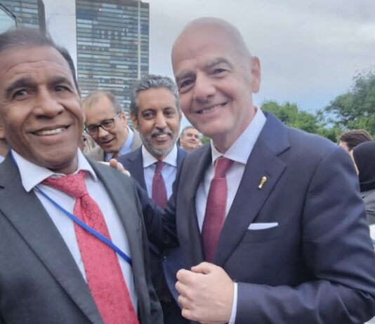 James Finies marks unforgettable FIFA World Cup 2026 celebration at the United Nations with FIFA President