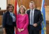 Minister Arrindell attends Reception in Honor of Incoming Minister Plenipotentiary Aruba
