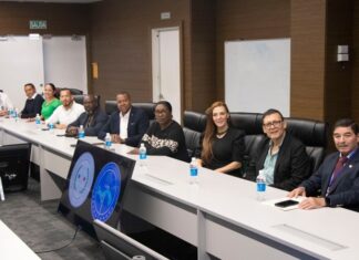 Citizen Security Commission of PARLATINO visits the National Operations Center of Panama