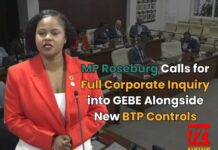 MP Roseburg supports Ministerial Steps on NV GEBE, further suggesting next to current steps being taken for Council to Launch of Corporate Inquiry, as done for the harbor in 2017 (enquête procedure), alongside New BTP Oversight.