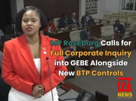 MP Roseburg supports Ministerial Steps on NV GEBE, further suggesting next to current steps being taken for Council to Launch of Corporate Inquiry, as done for the harbor in 2017 (enquête procedure), alongside New BTP Oversight.