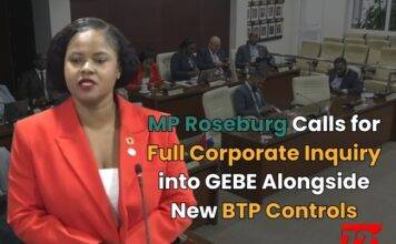 MP Roseburg supports Ministerial Steps on NV GEBE, further suggesting next to current steps being taken for Council to Launch of Corporate Inquiry, as done for the harbor in 2017 (enquête procedure), alongside New BTP Oversight.