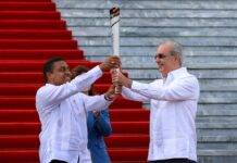 President Abinader officially starts the torch route towards the Santo Domingo 2026 Games