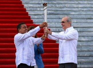 President Abinader officially starts the torch route towards the Santo Domingo 2026 Games