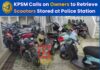 KPSM Calls on Owners to Retrieve Scooters Stored at Police Station