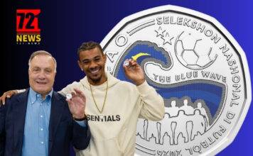 Bacuna and Advocaat perform first strike, CBCS honors Curaçao’s historic World Cup qualification with two commemorative coins