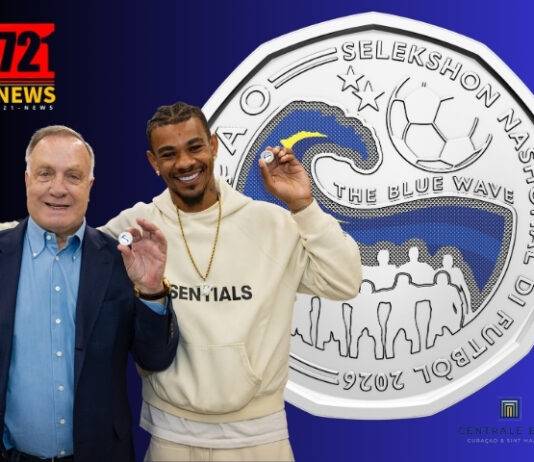 Bacuna and Advocaat perform first strike, CBCS honors Curaçao’s historic World Cup qualification with two commemorative coins