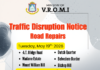 Traffic Disruptions Across Various Districts Due to Ongoing Asphalt Road Repair Works