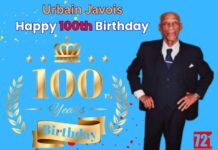 Minister Brug Congratulates Mr. Urbain Javois on His 100th Birthday