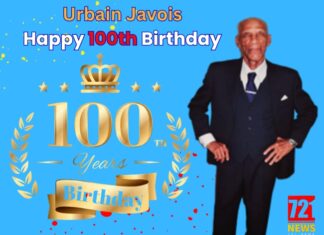 Minister Brug Congratulates Mr. Urbain Javois on His 100th Birthday