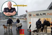 Nine dog handlers and sniffer dogs from Urban Search and Rescue (USAR.NL) left Schiphol for Saba on Sunday morning.