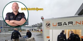 Nine dog handlers and sniffer dogs from Urban Search and Rescue (USAR.NL) left Schiphol for Saba on Sunday morning.