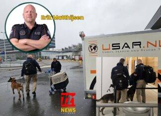 Nine dog handlers and sniffer dogs from Urban Search and Rescue (USAR.NL) left Schiphol for Saba on Sunday morning.