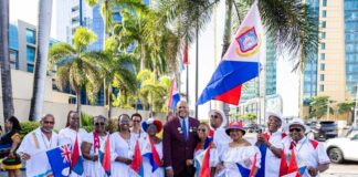 Sint Maarten Lions Represented at 46th Multiple District Convention Davey Woods Elected 1st Vice District Governor