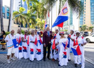 Sint Maarten Lions Represented at 46th Multiple District Convention Davey Woods Elected 1st Vice District Governor