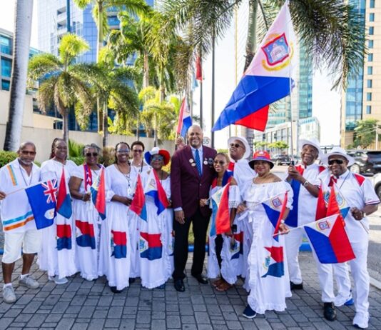 Sint Maarten Lions Represented at 46th Multiple District Convention Davey Woods Elected 1st Vice District Governor