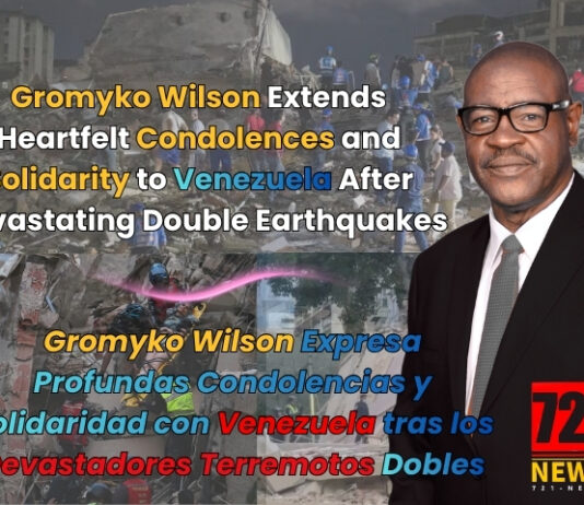 Gromyko Wilson Extends Heartfelt Condolences and Solidarity to Venezuela After Devastating Double Earthquakes
