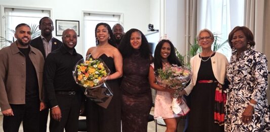 Members of Parliament Meet with young Sint Maarten Ambassadors at Minister Plenipotentiary Cabinet