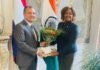 Minister Plenipotentiary Arrindell meets with India’s Ambassador to Explore Opportunities between both Countries