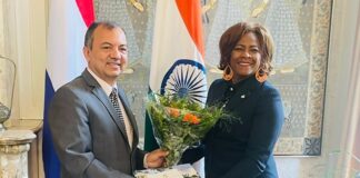 Minister Plenipotentiary Arrindell meets with India’s Ambassador to Explore Opportunities between both Countries