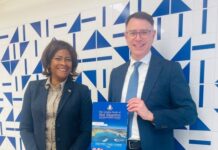 Minister Plenipotentiary Arrindell discusses with Brazil Diplomatic Representative Moraes Renewable Energy & Sustainable Development