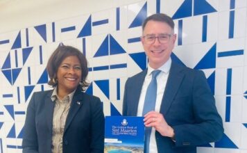 Minister Plenipotentiary Arrindell discusses with Brazil Diplomatic Representative Moraes Renewable Energy & Sustainable Development