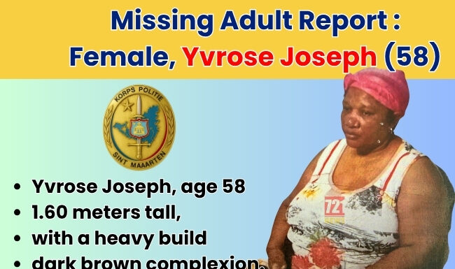 Missing Adult Report : Female, Yvrose Joseph (58)