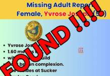 POLICE UPDATE: Missing Woman Located Safely !!!