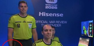 Fifa urged to remove World Cup VAR official over alleged white supremacist hand gesture