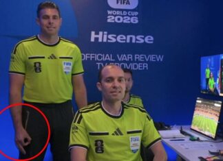 Fifa urged to remove World Cup VAR official over alleged white supremacist hand gesture