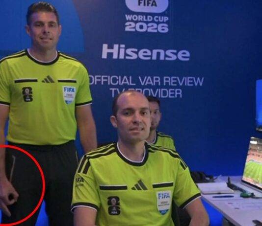 Fifa urged to remove World Cup VAR official over alleged white supremacist hand gesture