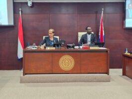 Central Committee meeting of Parliament on the draft National Ordinance stipulating the Budget for Country Sint Maarten for the service year 2027