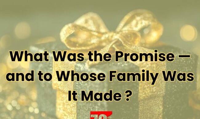 What Was the Promise — and to Whose Family Was It Made ?